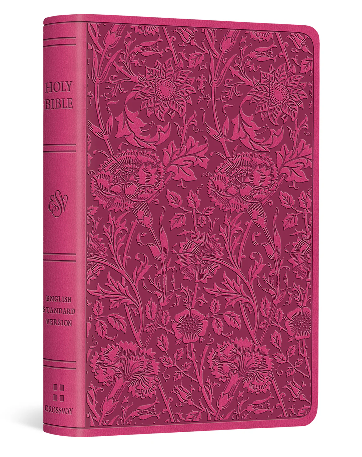 ESV Vest Pocket New Testament with Psalms and Proverbs (Trutone, Berry, Floral Design) - Image 2