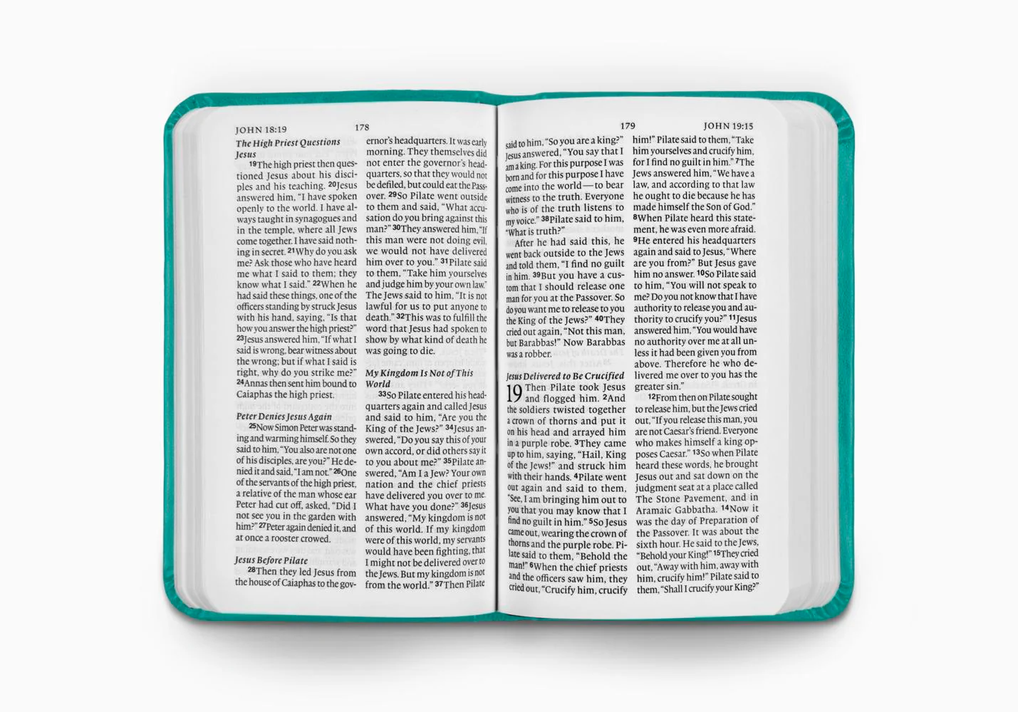 ESV Vest Pocket New Testament with Psalms and Proverbs (TruTone, Teal) - Image 2