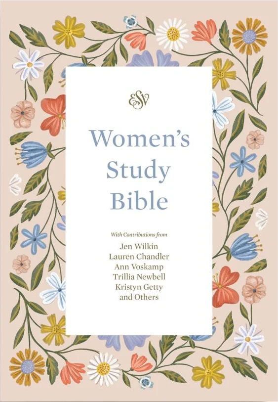ESV Women's Study Bible (Hardcover, Blush Wildflower Design)