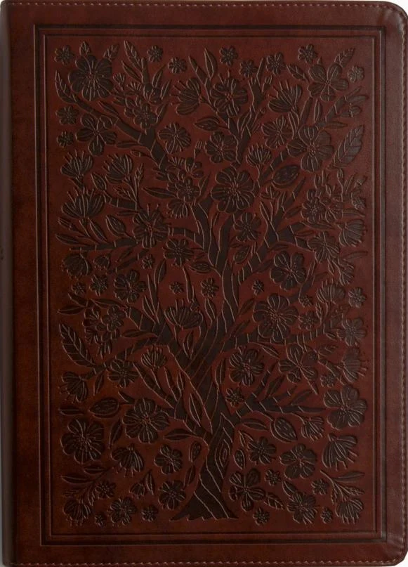 ESV Women's Study Bible (Trutone, Chestnut, Almond Tree Design)