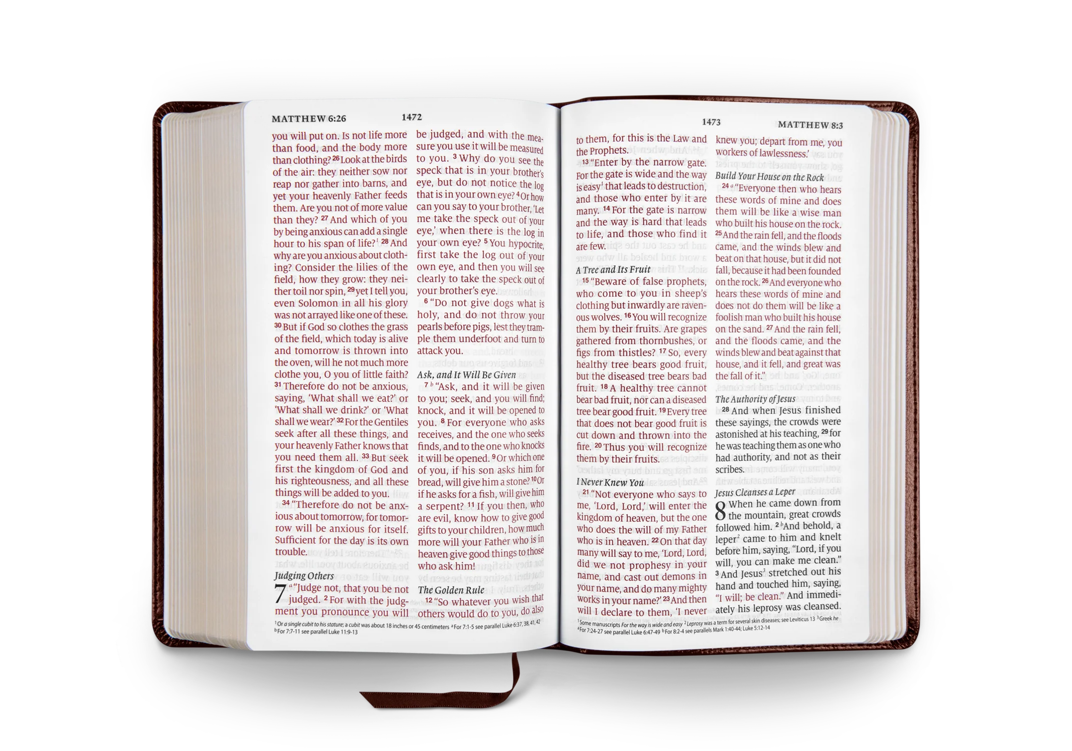 ESV Large Print Personal Size Bible (TruTone, Chestnut) - Image 2