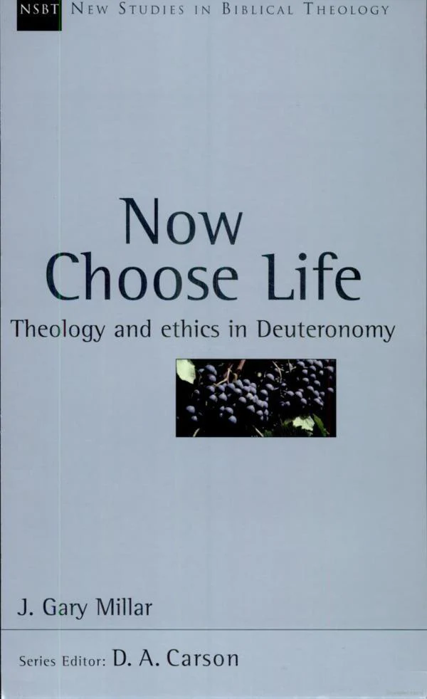 Now Choose Life: Theology and Ethics in Deuteronomy, Vol. 6 (New Studies in Biblical Theology) - Image 2
