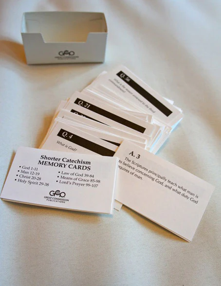 Shorter Catechism Memory Cards