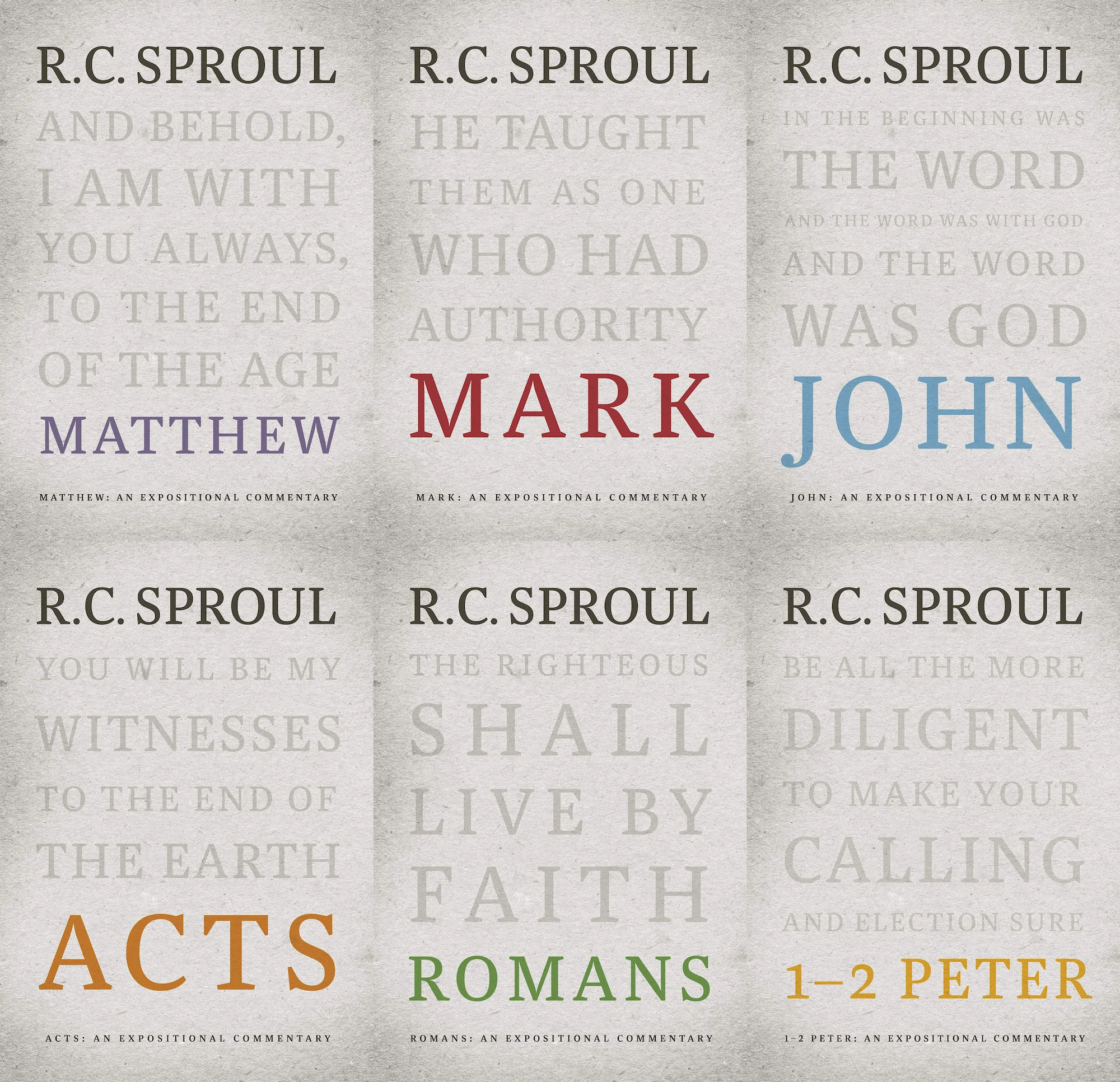Sproul Expositional Commentaries (6-Volume Set)